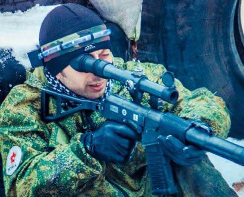 Комплект для военного лазертага